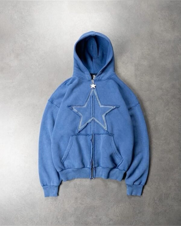 Chaqueta de chándal azul